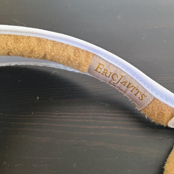 Eric Javits White Bradfield Squishee Visor UPF 50+ - Picture 3 of 5